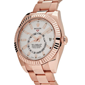 Rolex Sky-Dweller 326935 Rose Gold White Dial — foto 3