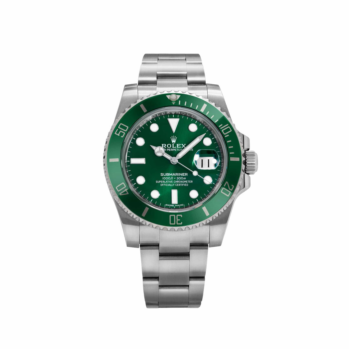Rolex Submariner Date 116610LV 'Hulk' Stainless Steel Green Dial (2019)