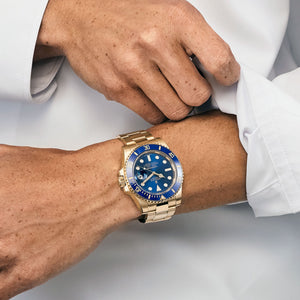 Rolex Submariner Date 116618LB Yellow Gold Blue Dial — foto 3