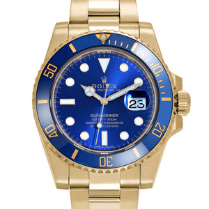 Rolex Submariner Date 116618LB Yellow Gold Blue Dial — foto 5