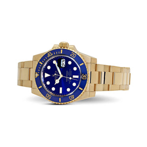 Rolex Submariner Date 116618LB Yellow Gold Blue Dial — foto 4