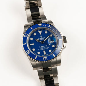 Rolex Submariner Date 116619LB 'Smurf' White Gold Blue Dial Blue Bezel — foto 4