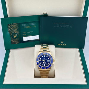 Rolex Submariner Date 126618LB Yellow Gold Blue Dial (2020) — foto 5