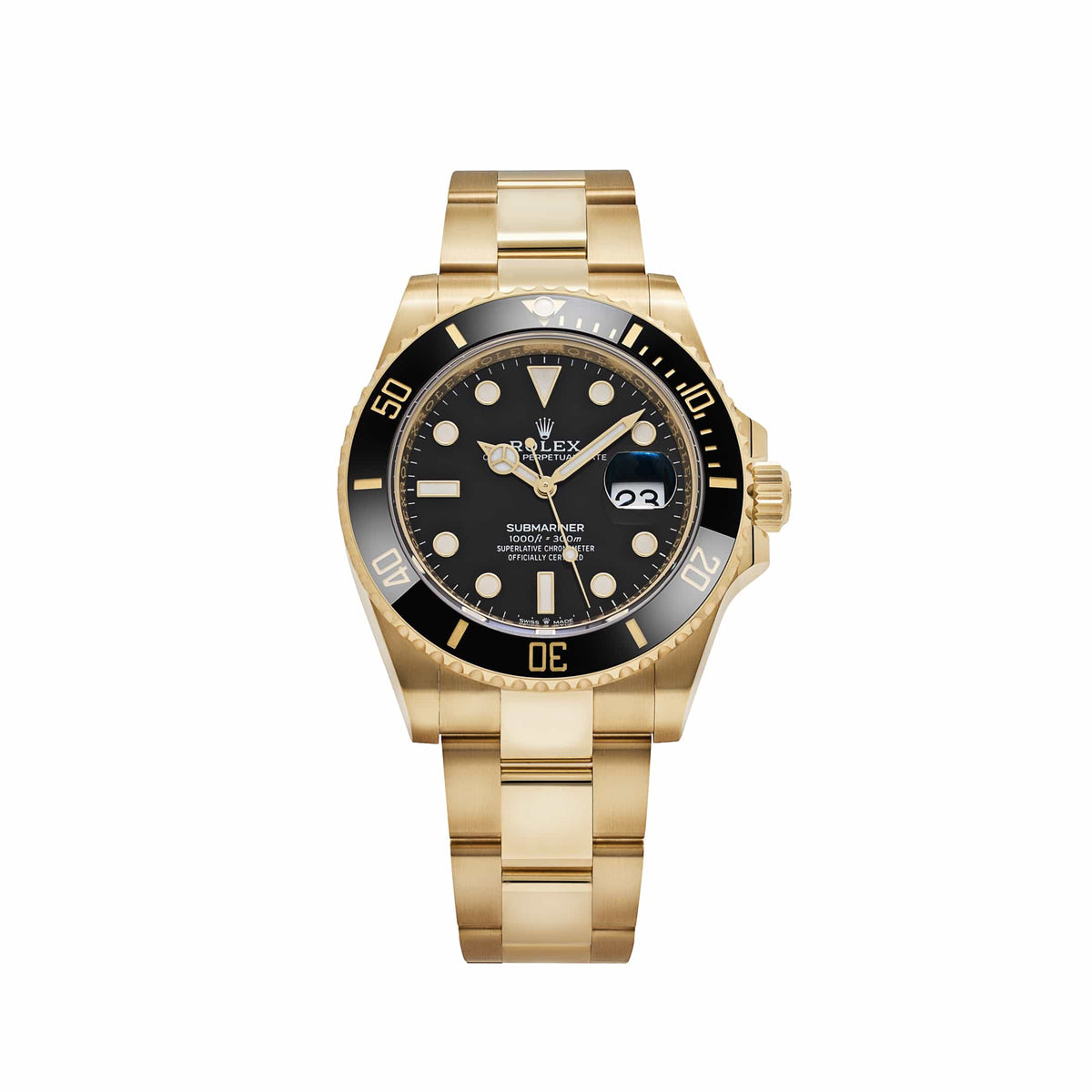 Rolex Submariner Date 126618LN Yellow Gold Black Dial