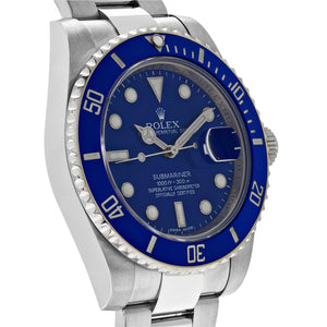 Rolex Submariner Date 116619LB 'Smurf' White Gold Blue Dial Blue Bezel (2019) — foto 3