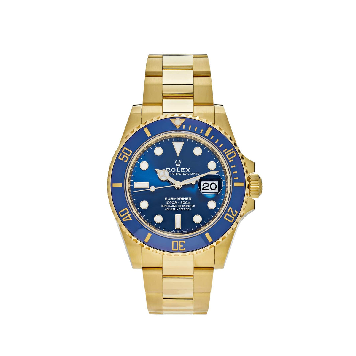 Rolex Submariner Date 126618LB Yellow Gold Blue Dial (2020)
