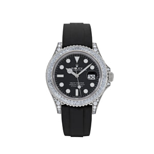 Rolex Yacht-Master 42 226679TBR White Gold Black Dial Diamond Bezel — foto 1