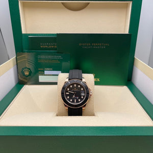 Rolex Yacht-Master 37 268655 Rose Gold Black Dial — foto 3