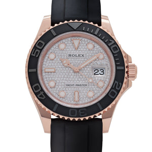 Rolex Yacht-Master 40 126655 Rose Gold Pave Diamond Dial — foto 4