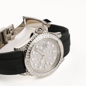 Rolex Yacht-Master 42 226679TBR White Gold Pave Diamond Dial Diamond Bezel (2021) — foto 4
