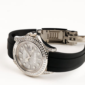Rolex Yacht-Master 42 226679TBR White Gold Pave Diamond Dial Diamond Bezel (2021) — foto 3