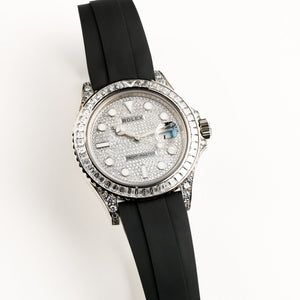Rolex Yacht-Master 42 226679TBR White Gold Pave Diamond Dial Diamond Bezel (2021) — foto 2